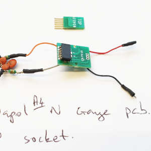 Dapol N Gauge A4 PCB and Socket
