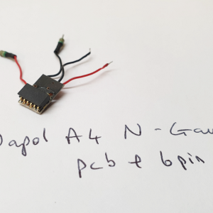 Dapol A4 N Gauge PCB and 6 Pin Socket