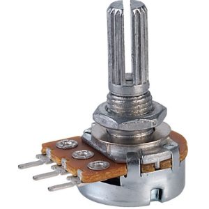 RV16AF 10K LOG 16mm Metal Case PCB Potentiometer (2 Pack)