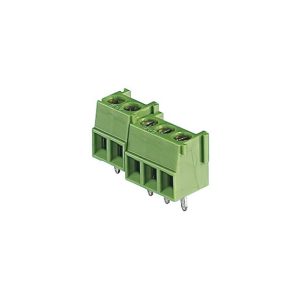 2 Way 10A Interlocking Screw Terminal Block 3.5mm Pitch (2 Pack)