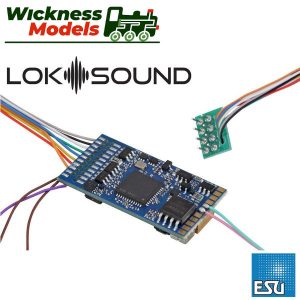 Loksound 5 Decoder 8 Pin on Harness ESU 58410 Blank Decoder